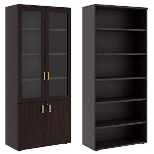 Шкаф для бумаг со стеклом 90x42x206