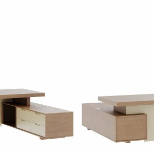 Стол письменный с тумбой большой 220x204x76