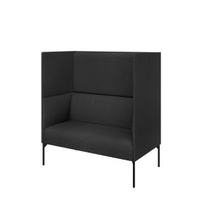 Двухместный диван с высокой спинкой