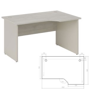 Стол эргономичный правый 135x90x75