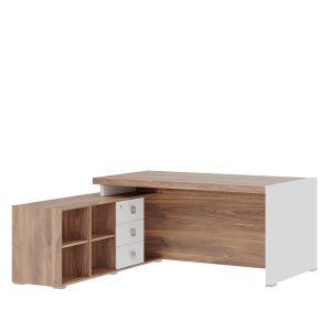 Стол письменный на опорной тумбе 175x174x75