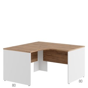 Стол эргономичный правый 140x140x75