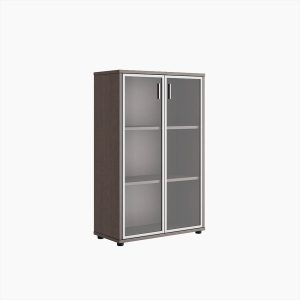 Шкаф средний со стеклом 77.6x36x122.8