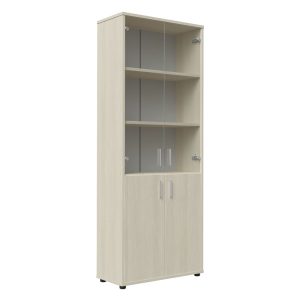 Шкаф для бумаг со стеклом 77.6x36x199.4