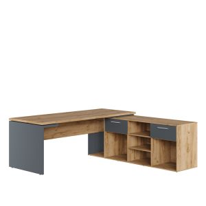 Стол письменный на опорной креденции 200x205x75