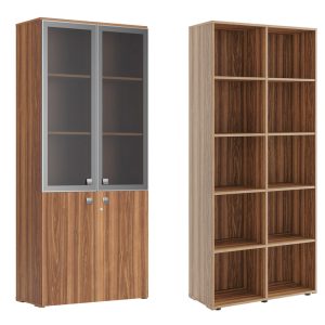 Шкаф для бумаг со стеклом 92x42x209