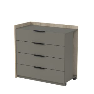 15ТЯ-ШД-Н.809 Модуль тумбы с ящиками, НАЧАЛЬНЫЙ 884x460x860