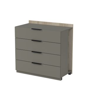 15ТЯ-ШД-С.809 Модуль тумбы с ящиками, СРЕДНИЙ 868x460x860