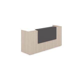 1КР-ДС.001 Комплект Ресепшн с фартуком ЛДСП 2432x762x1161 без подсветки
