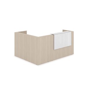 1КР-КЛ.102 Комплект Ресепшн с фартуком HPL 2344x1765x1149 без подсветки