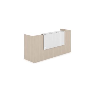 1КР-КЛ.001 Комплект Ресепшн с фартуком HPL 2432x750x1149 без подсветки