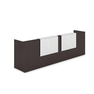 1КР-КЛ.002 Комплект Ресепшн с фартуком HPL 3632x750x1149 без подсветки
