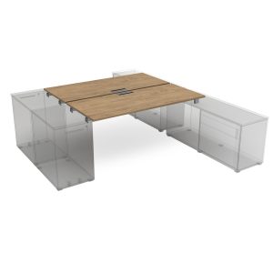 teakwood/алюминий матовый